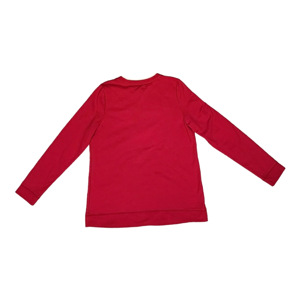 Kim Rogers Women's Fleece Sweater, Red Snowflake Yoke Long Sleeve, Size … - Picture 10 of 12